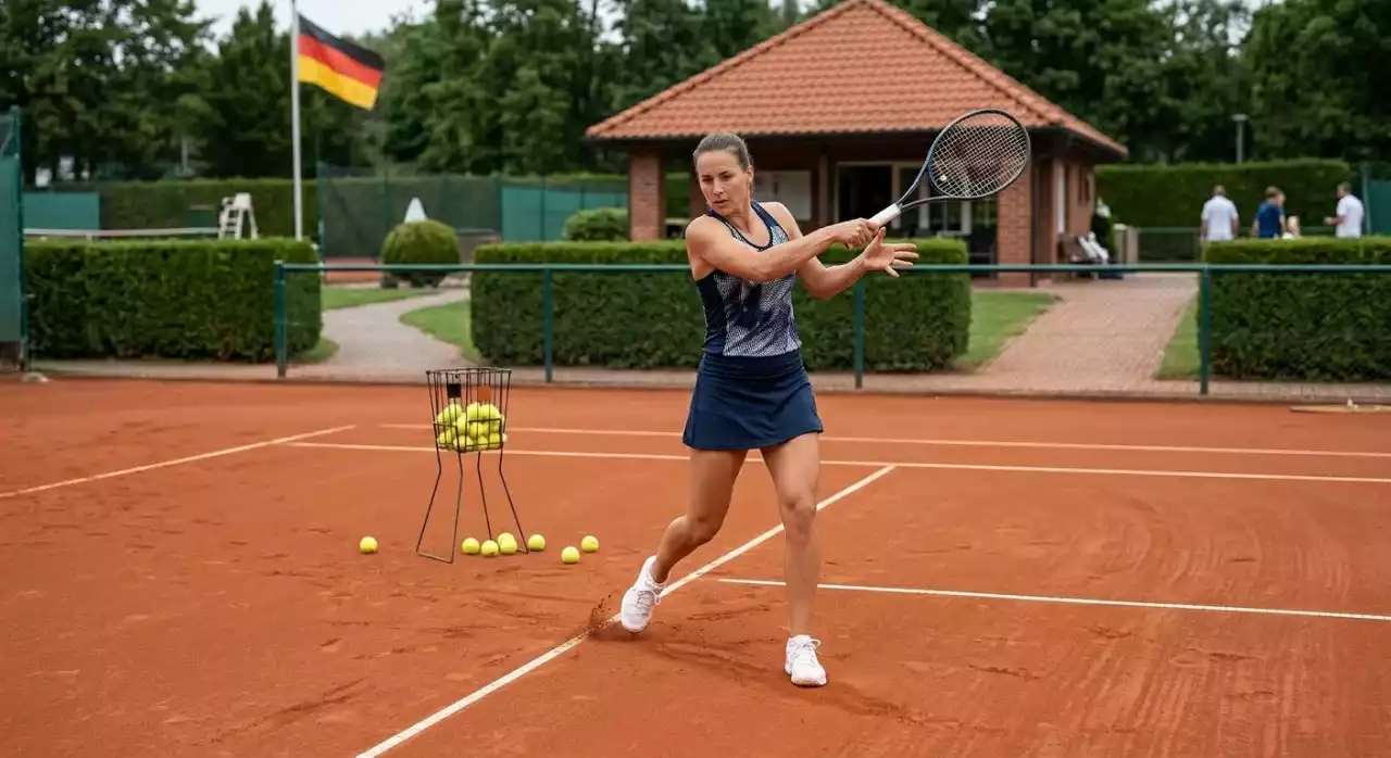 Deutsche Tennisspielerinnen auf der WTA Tour 2026 beim Training